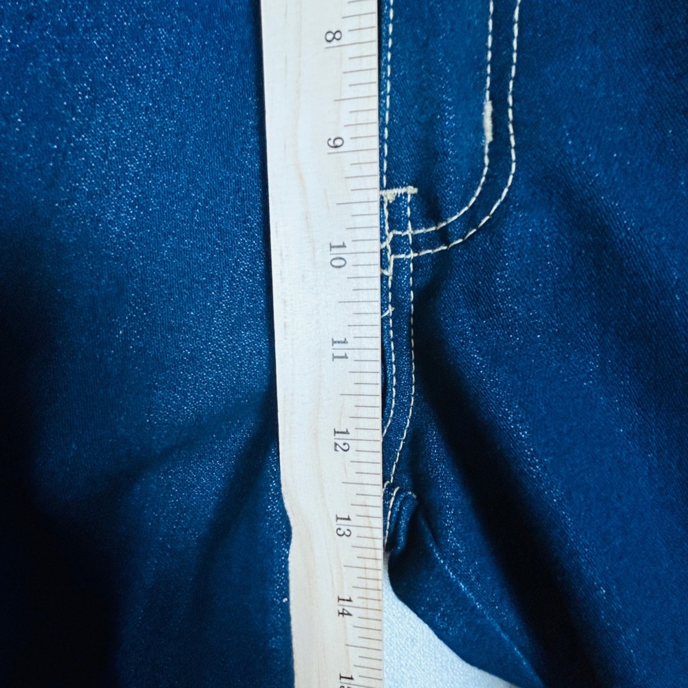 Braxton Stretch Jeans Womens‎ Size 18 Dark Wash Embroidered Dallas Texas - Picture 7 of 13